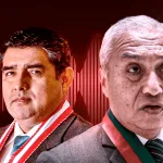 CUELLOS BLANCOS. Denuncia constitucional contra Rodríguez Monteza (derecha) y Chávarry (izquierda) es por el presunto delito de organización criminal.