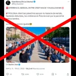 Falso: Video en el que cristianos polacos supuestamente rezan por la paz entre Hamás e Israel no es actual