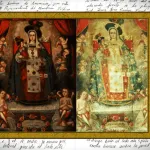 COMPARACIÓN. Foto de una de las obras que iban a ser subastadas y de la obra original robada en Puno. 