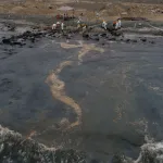 CONTAMINACIÓN. La catástrofe ambiental ocasionada por el derrame de petróleo en el mar de Perú ocurrió el 15 de enero de 2022.