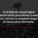 IMPUNIDAD. Al silenciar a la prensa —a quienes documentan y dan testimonio—, Israel está silenciando la guerra, dice el CPJ.