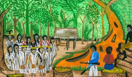 ACUSADOS. Tres madereros y dos trabajadores recibieron, en primera instancia, una pena de 28 años y tres meses por el asesinato de cuatro líderes indígenas en 2014.