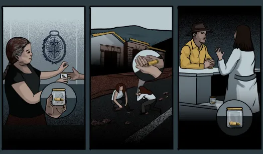 NEGLIGENCIA. Diversos casos demuestran que algunos proyectiles pasaron por varias manos antes de llegar a la Fiscalía.