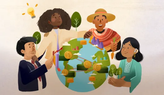 BIEN COMÚN. Según la economía social y solidaria, el ser humano prevalece sobre el lucro y sus beneficios también contemplan al ambiente.