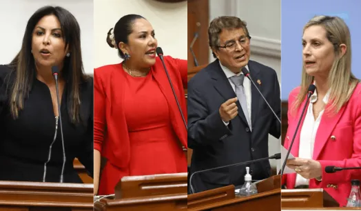 FALTAS. Patricia Chirinos se ausentó de 11 semanas de representación, Digna Calle, de ocho, y María del Carmen Alva y David Jiménez, de seis.