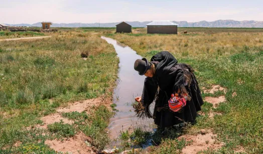 RESISTENCIA. Cuatro comunidades del distrito puneño de Kelluyo se oponen a las concesiones mineras que se están tramitando en sus comunidades.