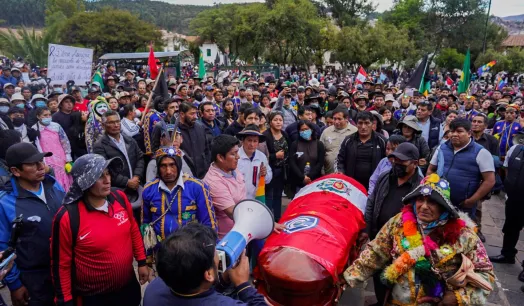 REPRESIÓN. La mandataria estuvo informada desde un inicio de la respuesta desproporcionada de las fuerzas del orden contra los manifestantes.