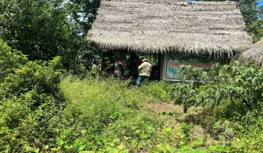 COMUNIDAD FANTASMA. En visitas de inspección realizadas este año por entidades públicas y ciudadanas, se comprobó que Manitzi está deshabitada.