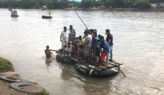 EMERGENCIA. La frontera sur de México con Guatemala ha sido un escenario de éxodos migratorios sin precedente alguno en la historia de esta región.