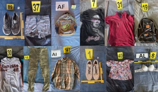 EVIDENCIAS. La Fiscalía del Estado de Jalisco ha recolectado más de 1.500 evidencias durante las diligencias en el rancho Izaguirre, en la localidad de Teuchitlán.