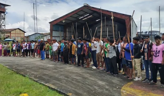 RECLAMOS. Comunidades indígenas de Manseriche (Loreto) piden una remediación ambiental por las actividades petroleras que han afectado su territorio.