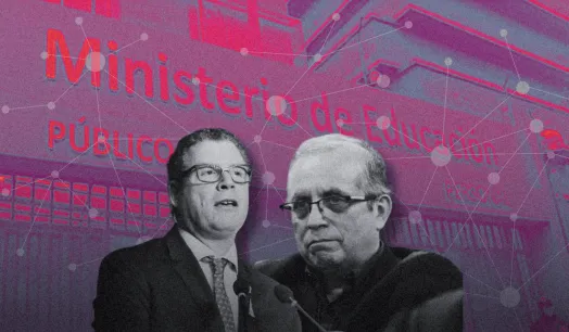 VÍNCULOS. El ministro de Educación, Morgan Quero, ha mostrado su respaldo a Nicanor Boluarte, hermano de la presidenta, y vinculado al partido Ciudadanos por el Perú.