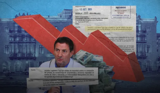 SITUACIÓN CRÍTICA. Renzo Reggiardo, alcalde encargado de la municipalidad de Lima, solicitó S/200 millones más de presupuesto para el 2026. Carecen de liquidez pese a millonarios créditos.