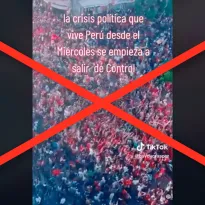 Desmentido: El video de una supuesta multitud que protesta en las calles de Perú es en realidad de otro país