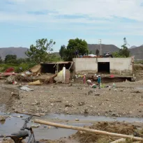 DAÑOS. Miles de familias del norte de Perú son afectadas por intensas lluvias. 
