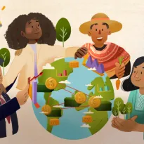 BIEN COMÚN. Según la economía social y solidaria, el ser humano prevalece sobre el lucro y sus beneficios también contemplan al ambiente.