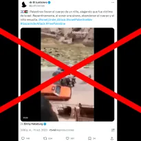 Video de supuestos palestinos que fingen la muerte de un niño no es de la actual guerra entre Israel y Hamás