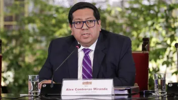 Alex Contreras, ministro de Economía, dijo que el gasto en inversión pública en el primer trimestre del 2023 supero el 60%. Esto no es cierto. 