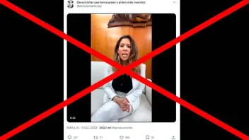 El video original es del año 2021, cuando la congresista Amuruz tuvo que brindar aclaraciones sobre su participación en otro evento.