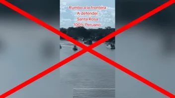 Es falsa la versión de que las Fuerzas Armadas se dirigen a la isla Santa Rosa para defender la soberanía peruana