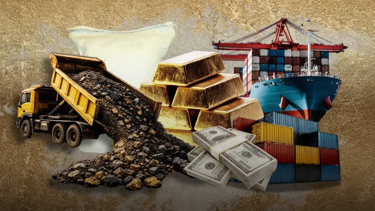 COMERCIO ILÍCITO. Las empresas usaron permisos falsos para vender los minerales como si fueran concentrado de oro, según documentos fiscales.